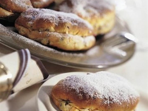 Mini kerststolletje&nbsp;per 4 stuks