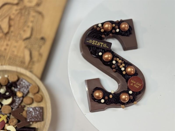 Choco-letter ZONDER NOOT groot