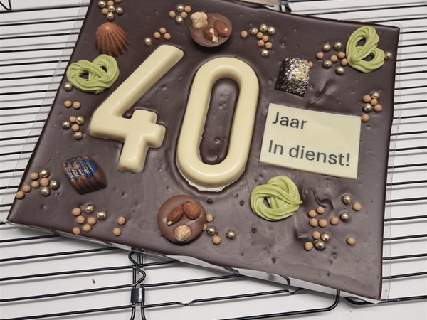 Chocolade boodschap